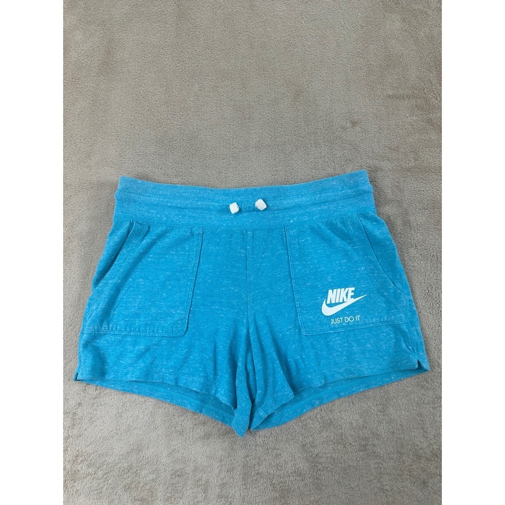 Nike‎ Dri-fit Fleece Drawstring Shorts 4" Womens Size XL Good